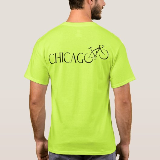 Bicycle Chicago T-Shirt (Achterkant)