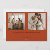 Bicycle Christmas Holiday Card  Feestdagenkaart (Achterkant)