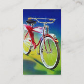 Bicycle Club Retro Style Restoration Visitekaartje (Achterkant)