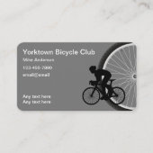 Bicycle Club Theme Visitekaartjes (Voorkant)