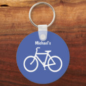 Bicycle contour contline - persoonlijk slot van bi sleutelhanger (Voorkant)