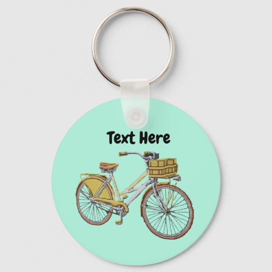 Bicycle Custom NAME Sleutelhanger (Voorkant)