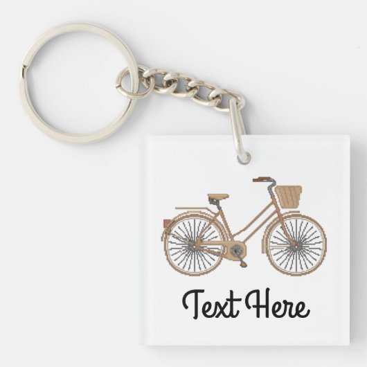 Bicycle Custom NAME Sleutelhanger (voorkant)