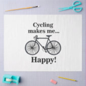 Bicycle Cycling Bicycling Cyclist Birthday Tissuepapier (Craft)