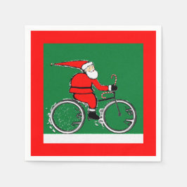Bicycle Cycling Christmas Holiday Servet