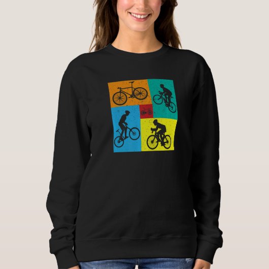 Bicycle Cyling Square Pattern Desinged Trui (Voorkant)