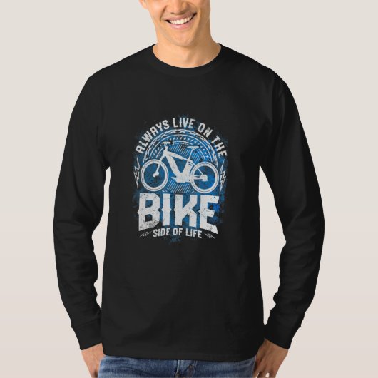 Bicycle Electric Bicycle Gezegde Motif Cycling E B T-shirt (Voorkant)