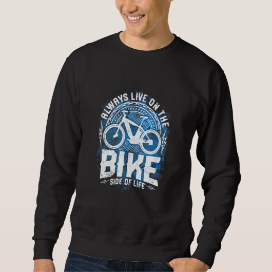 Bicycle Electric Bicycle Gezegde Motif Cycling E B Trui (Voorkant)