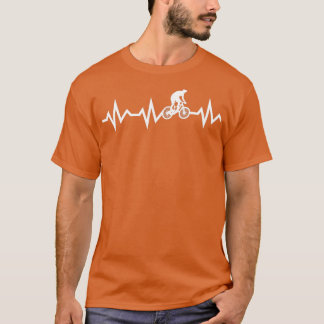 Bicycle Enthusiast van Mountain Bike Heartbeat Bik T-shirt