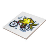 BICYCLE FISH grappig cadeau voor Sparky cartoon Tegeltje (Zijkant)
