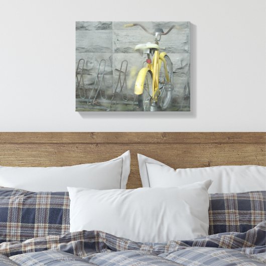 Bicycle Fotoaccentriek afbeelding Canvas Afdruk (Insitu (Slaapkamer))