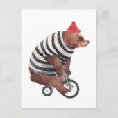 Bicycle Fun-Beer Briefkaart (Voorkant)