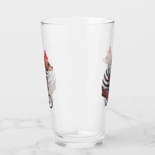 Bicycle Fun-Beer Glas (Links)