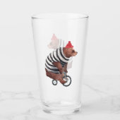 Bicycle Fun-Beer Glas (Voorkant)