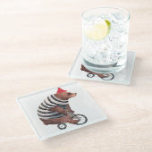 Bicycle Fun-Beer Glazen Onderzetter (Schuin)