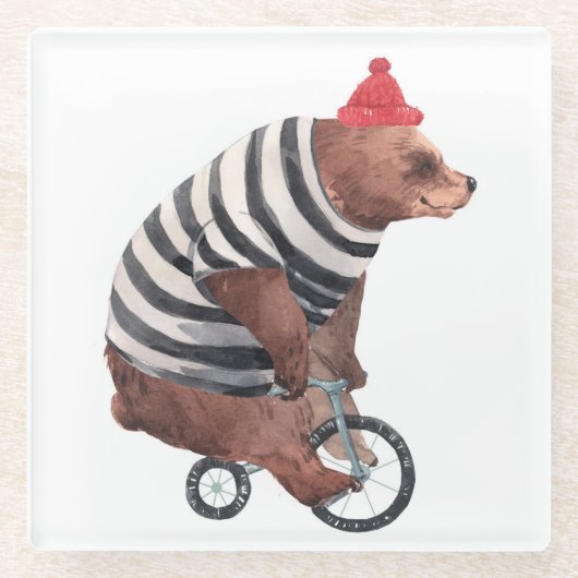 Bicycle Fun-Beer Glazen Onderzetter (Voorkant)