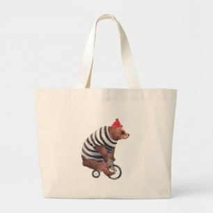 Bicycle Fun-Beer Grote Tote Bag