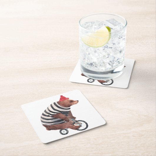 Bicycle Fun-Beer Kartonnen Onderzetters (Insitu)