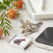 Bicycle Fun-Beer Sleutelhanger (Zijkant)