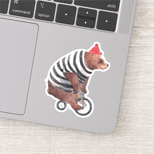 Bicycle Fun-Beer Sticker (Detail)