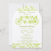 Bicycle gebouwd voor drie Limoen-fietsenBaby showe Kaart (Voorkant)