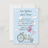 Bicycle Gebouwd voor tweedaagse uitnodiging (Voorkant)