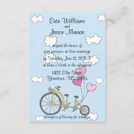 Bicycle Gebouwd voor tweedaagse uitnodiging