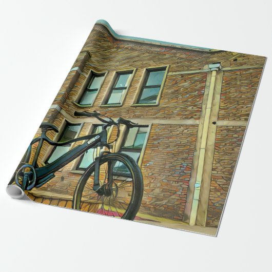 Bicycle gifts for her cadeaupapier (Uitgerold)