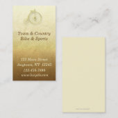 Bicycle Gold-Visitekaartje Visitekaartje (Voorkant / Achterkant)