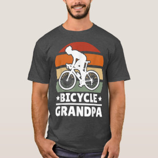 Bicycle Grandpa with Bike T-shirt