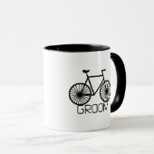 Bicycle Groom Tshirts en Gifts Mok (Voorkant rechts)