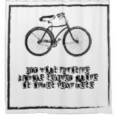  bicycle Grunge Custom Motivatie Quote Douchegordijn (Voorkant)