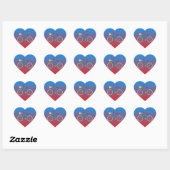 Bicycle Heart Sticker (Vel)