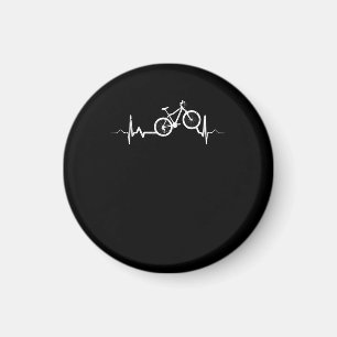 Bicycle Heartbeat Cycling Mountain Bike Magneet