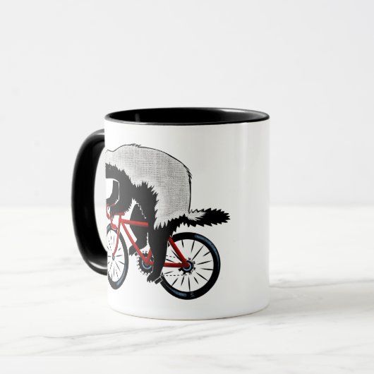 Bicycle Honey Badger Mok (Voorkant links)