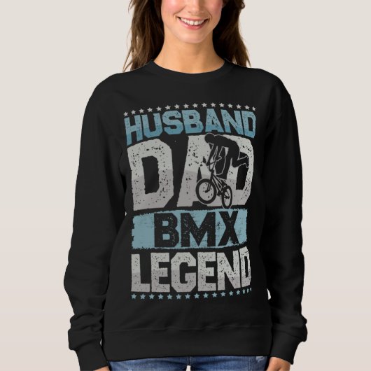 Bicycle Husband Dad BMX Legend BMX Men Trui (Voorkant)