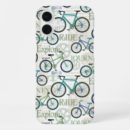 Bicycle Journey Blue iPhone 16 Plus Hoesje
