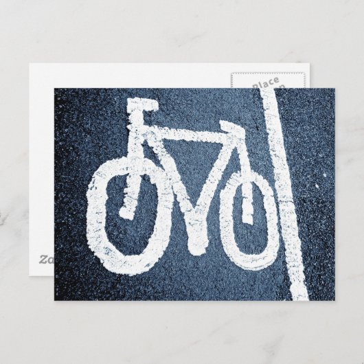 Bicycle Lane Briefkaart (Voorkant / Achterkant)
