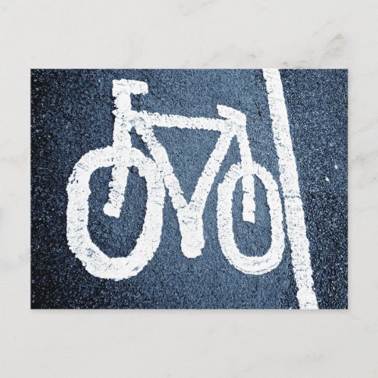 Bicycle Lane Briefkaart (Voorkant)