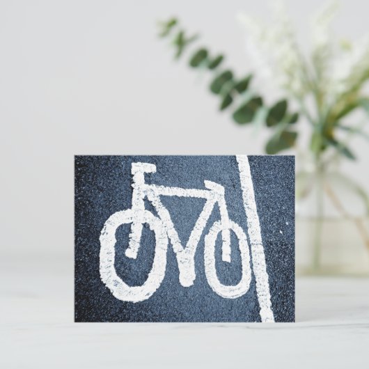 Bicycle Lane Briefkaart (Staand voorkant)