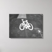 Bicycle Lane Canvas Afdruk (Voorkant)