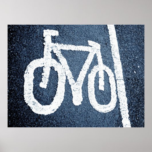 Bicycle Lane Poster (Voorkant)