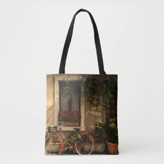 BICYCLE LEERT IN HUIS TOTE BAG