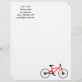 Bicycle Letterhead-Sjabloon Briefhoofd (Voorkant / Achterkant)