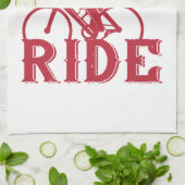 Bicycle - Life is a beautiful ride Theedoek (Gevouwen)