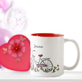 Bicycle Lover Couples Coffee Mok