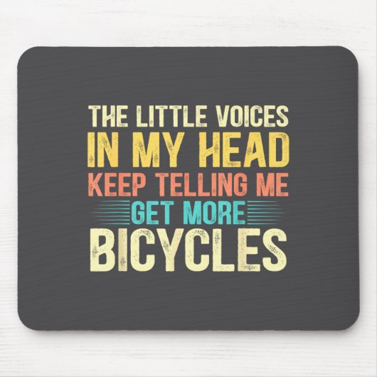 Bicycle Lover Funny Quote Cycling Humor  Muismat (Voorkant)