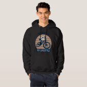 Bicycle Lover - Mijn bike is mijn levensstijl Hoodie (Voorkant volledig)
