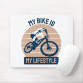Bicycle Lover - Mijn bike is mijn levensstijl Muismat (Met muis)