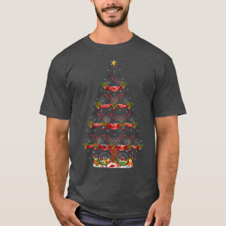 Bicycle Lover Xmas overeenkomend met kerstkerstmis T-shirt